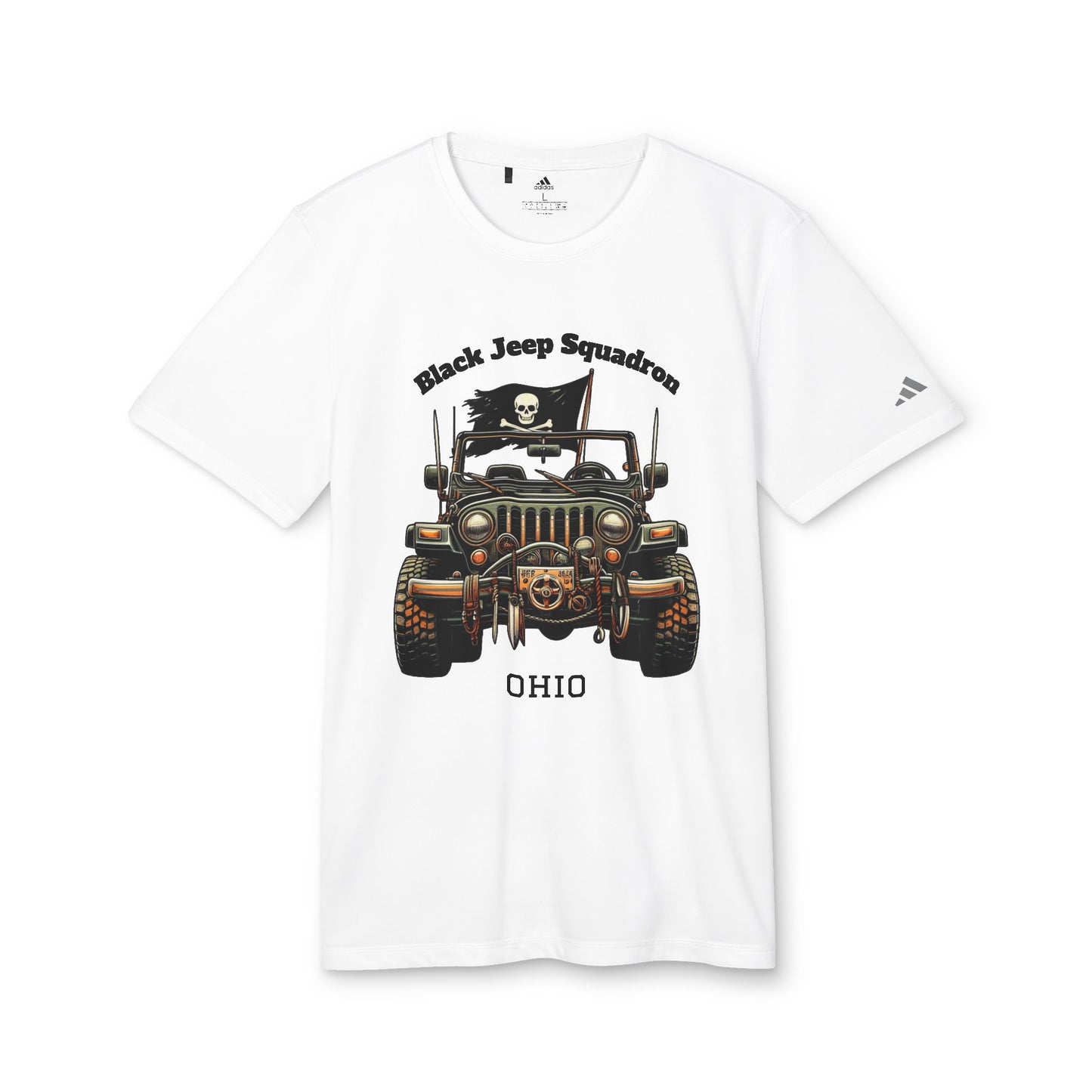 Adventure-Ready Unisex Sport T-Shirt - Black Jeep Squadron Design