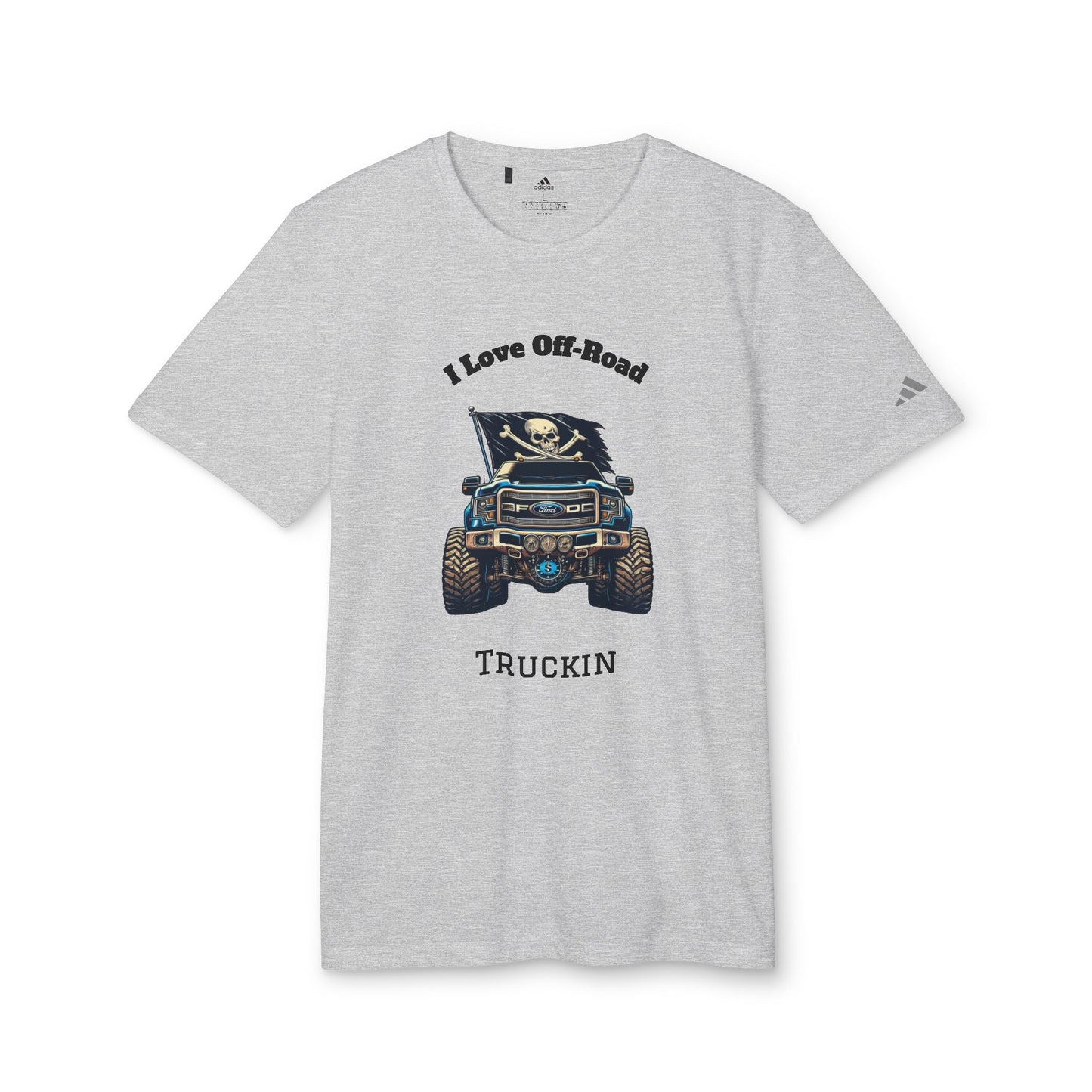 Off-Road Truckin Unisex Sport T-Shirt - Black Jeep Squadron Design