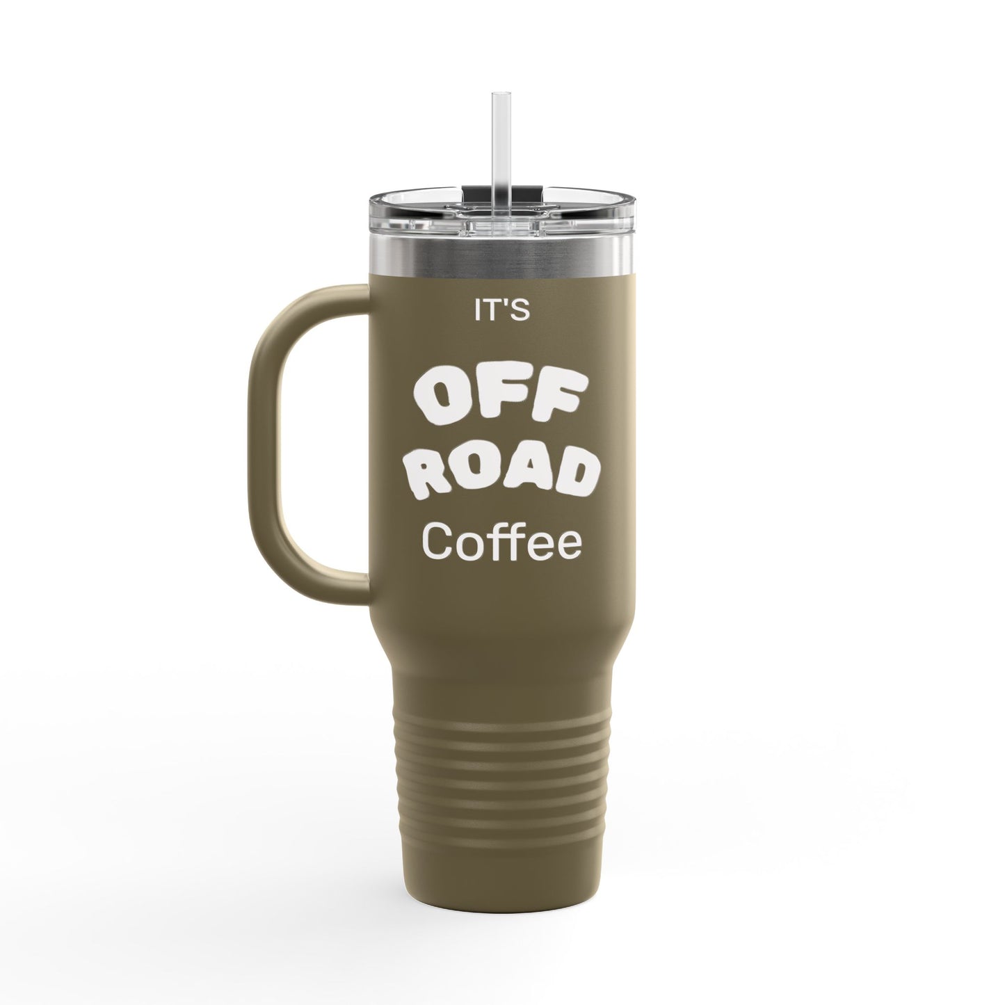 Truckin Off Road Insulated Travel Mug - 40oz Mug for Adventure Lovers, Road Trip Coffee Cup, Outdoor Camping Drinkware, Perfect Gift for Him