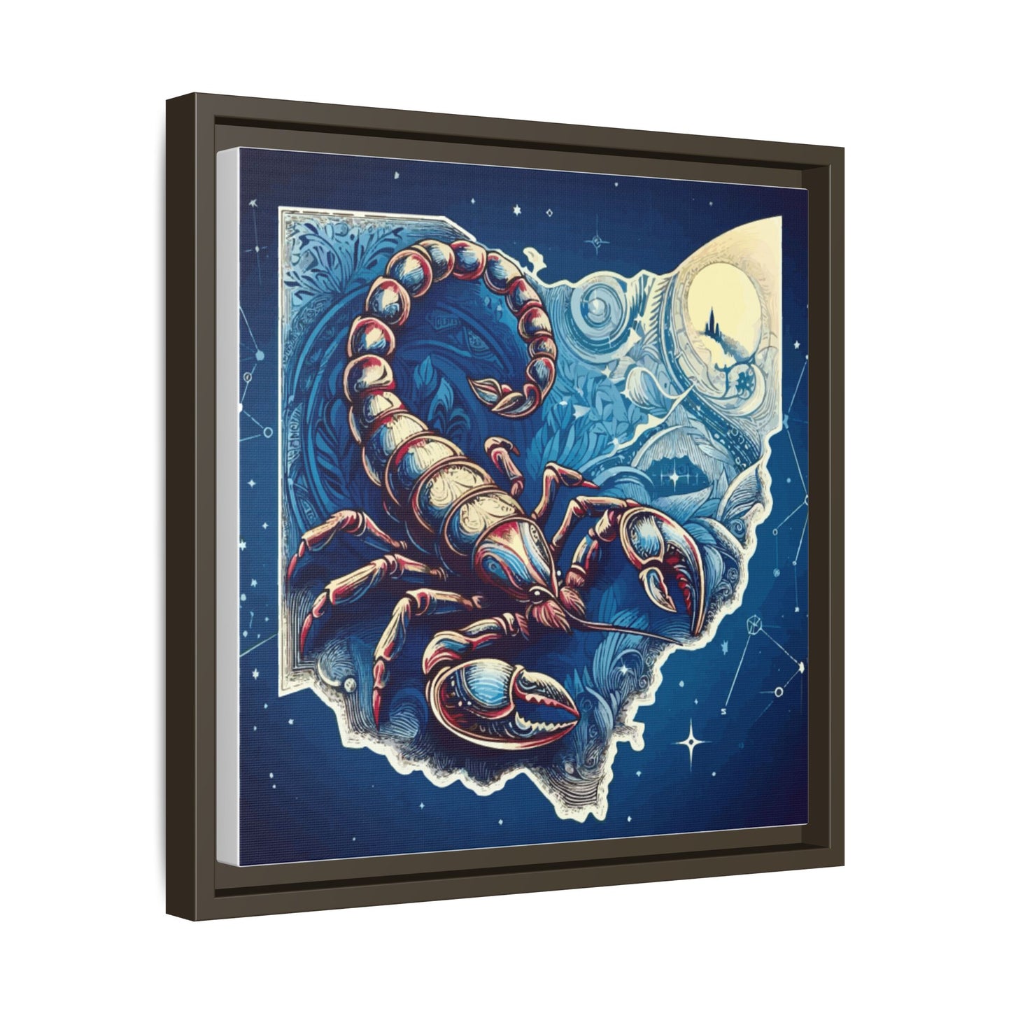 Framed Canvas Print - Ohio Scorpion Discovery