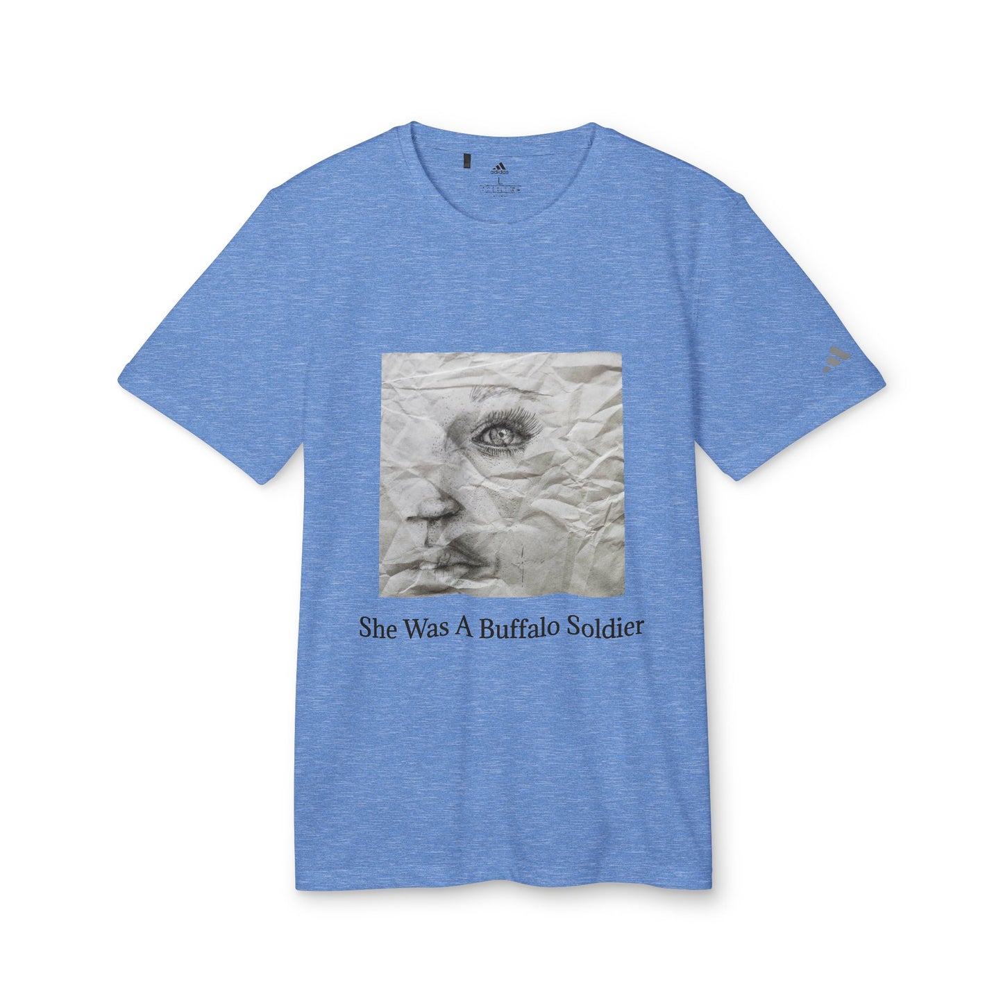 She Was A Buffalo Soldier Adidas Unisex Sport T-shirt