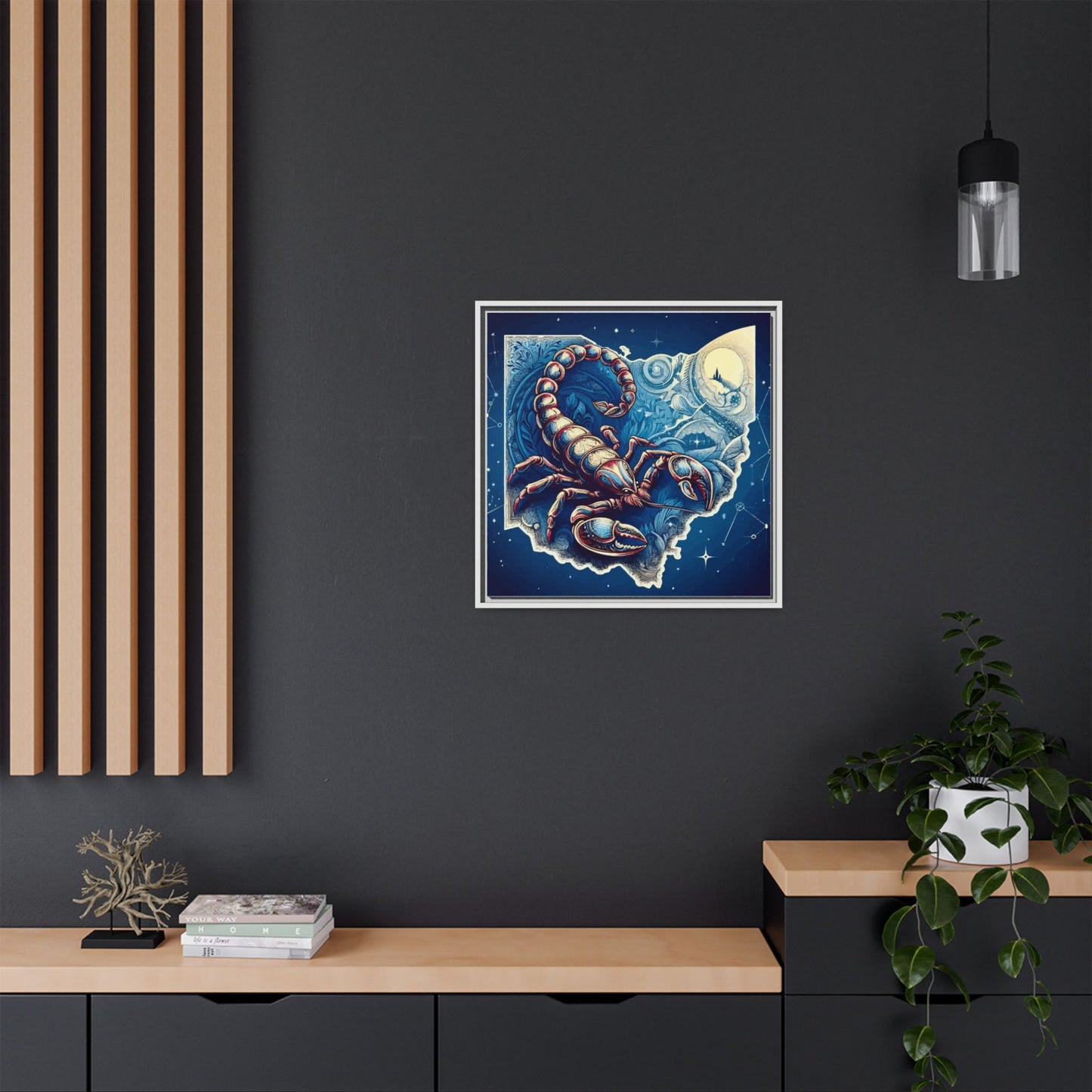 Framed Canvas Print - Ohio Scorpion Discovery