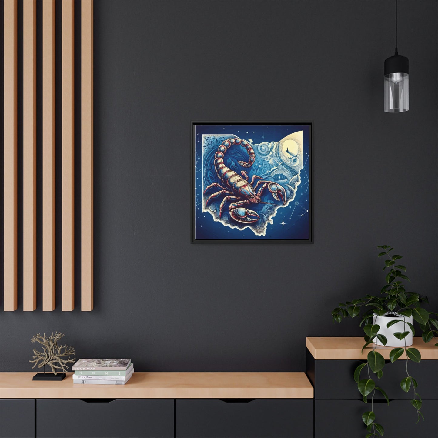 Framed Canvas Print - Ohio Scorpion Discovery