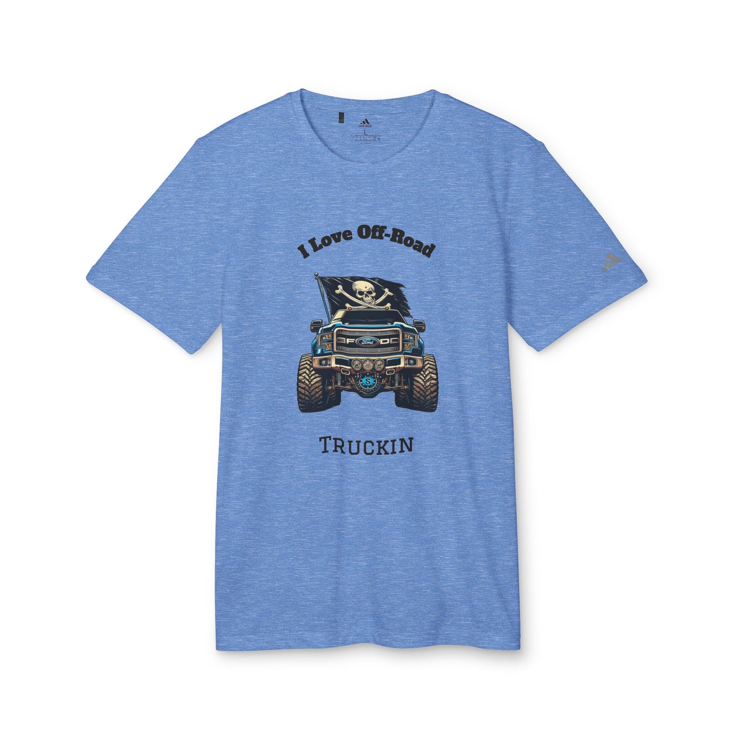 Off-Road Truckin Unisex Sport T-Shirt - Black Jeep Squadron Design