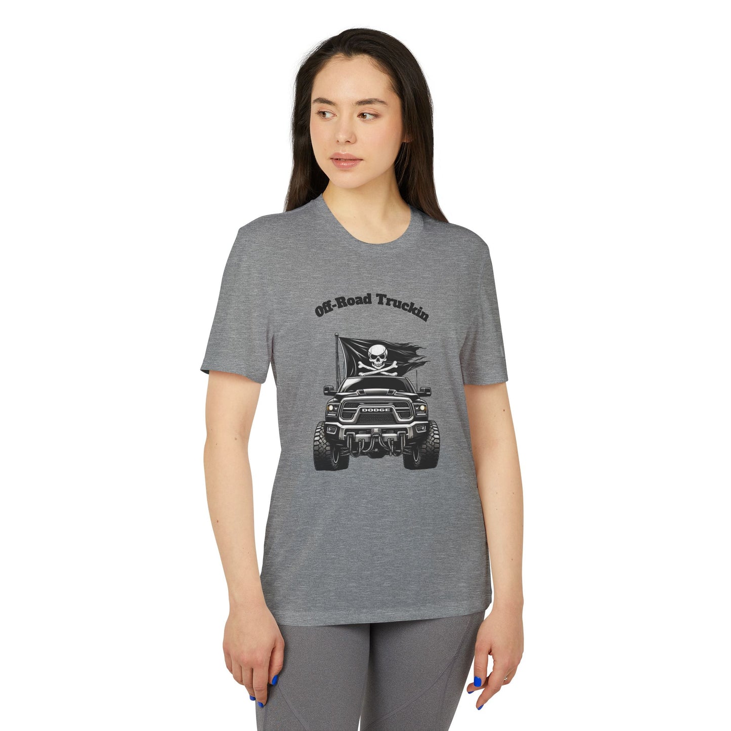 Off-Road Truckin Unisex Sport T-Shirt - Black Jeep Squadron Design