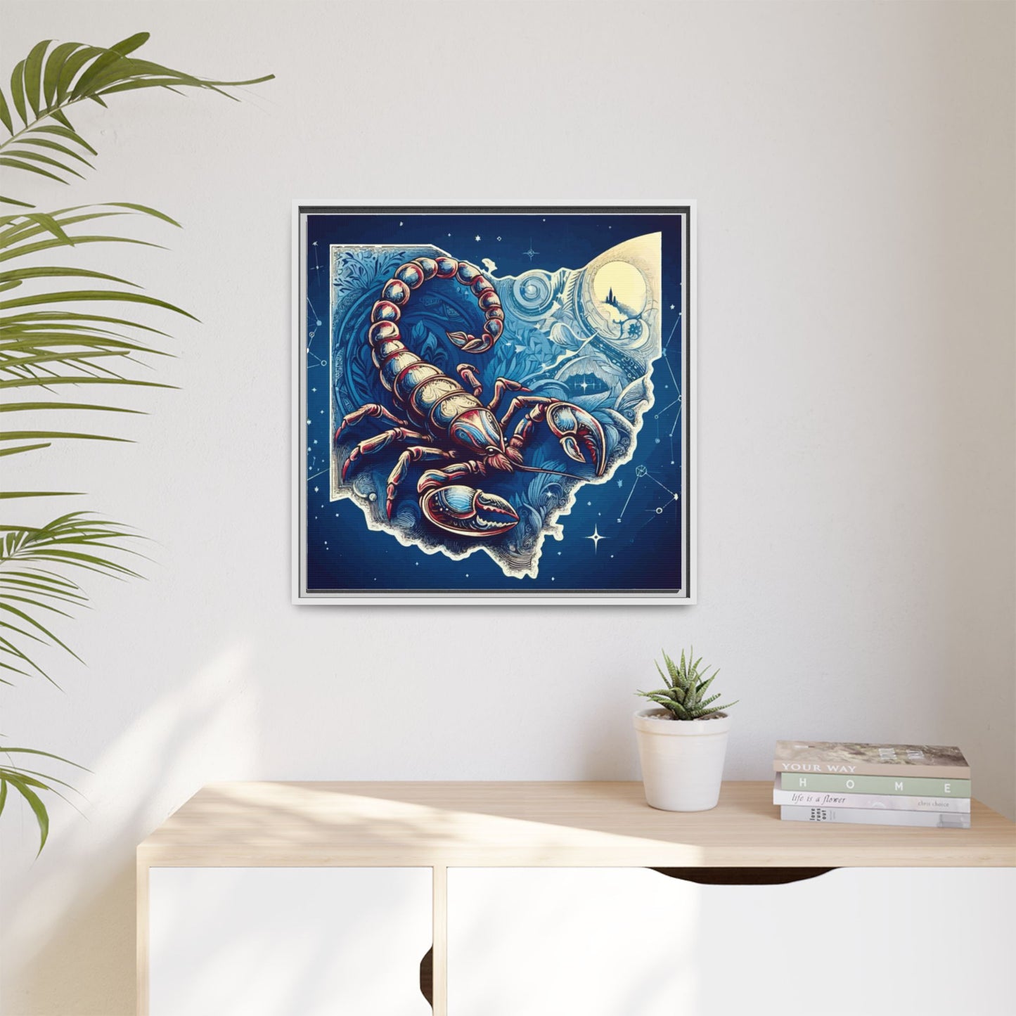 Framed Canvas Print - Ohio Scorpion Discovery