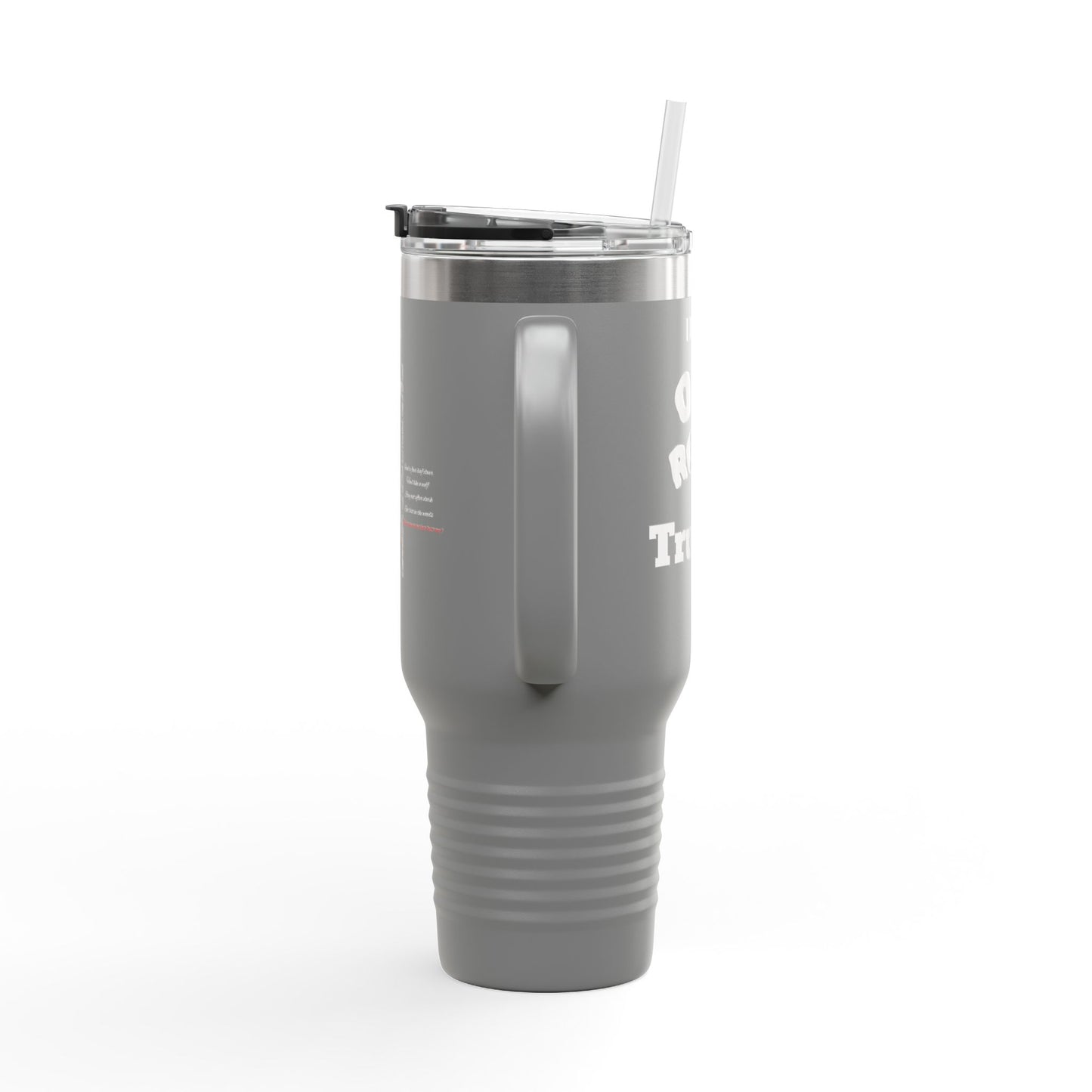 I Love Truckin Off Road Insulated Travel Mug - 40oz Mug for Adventure Lovers, Road Trip Coffee Cup, Outdoor Camping Drinkware, Perfect Gift for Him