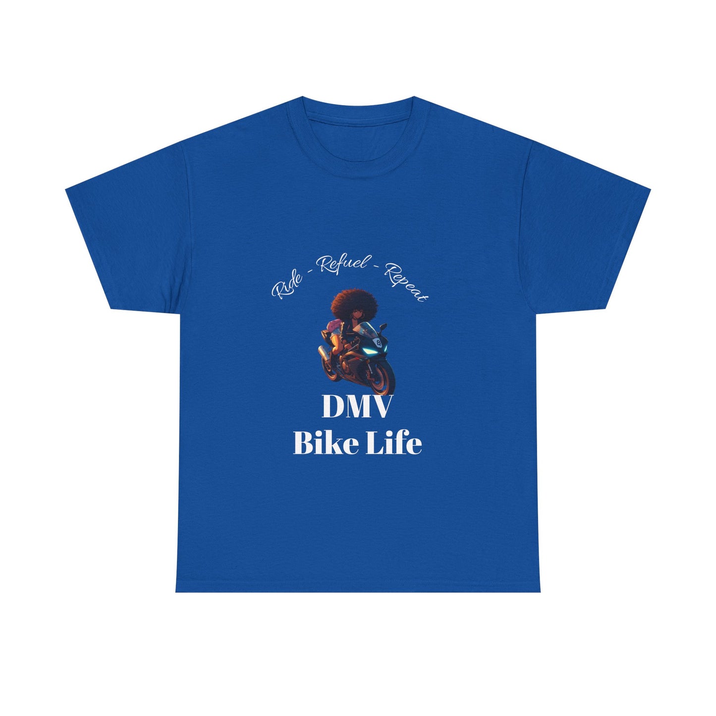 DMV Bike Life Graphic Tee, Unisex Cotton T-Shirt, Motorcycle Enthusiast Gift, Casual Ride Apparel, Biker Community Shirt