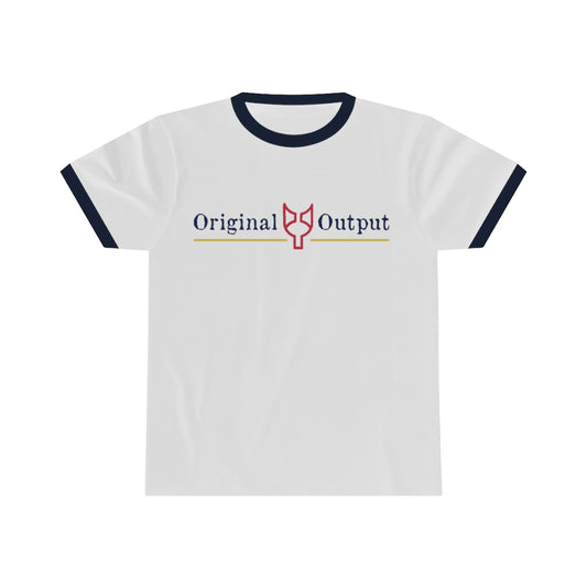 Original Output Unisex Ringer Tee