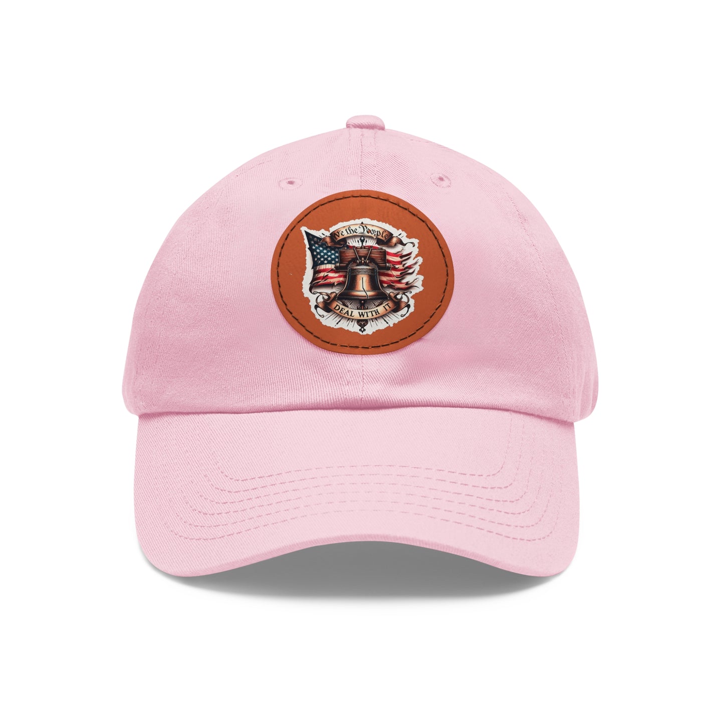 We The People Deal With It Hat with Leather Patch (Round)