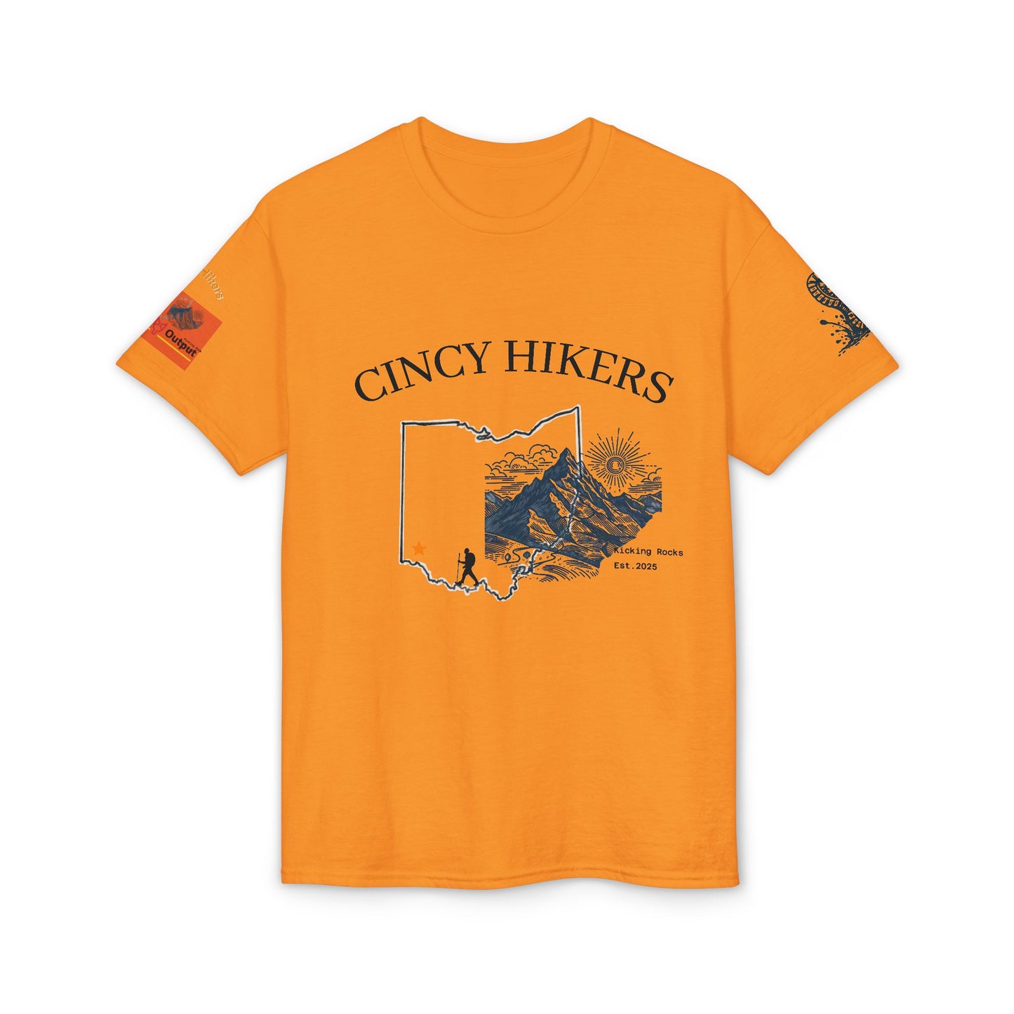 Cincy Hikers Ohio Map T‑Shirt 2026 — Cincinnati Hiking Adventure Tee