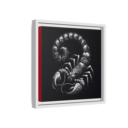 Scorpion Art Canvas Print | Multi-Color Framed Wall Decor