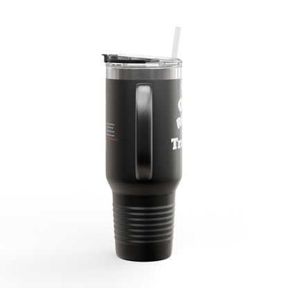 I Love Truckin Off Road Insulated Travel Mug - 40oz Mug for Adventure Lovers, Road Trip Coffee Cup, Outdoor Camping Drinkware, Perfect Gift for Him