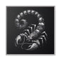 Scorpion Art Canvas Print | Multi-Color Framed Wall Decor