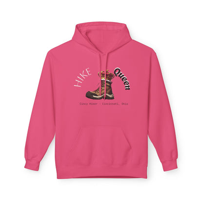 Queen Inspiration Fleece Hoodie, Cozy Unisex Sweatshirt for Empowerment, Mother’s Day Gift, Birthday Gift, Casual Wear