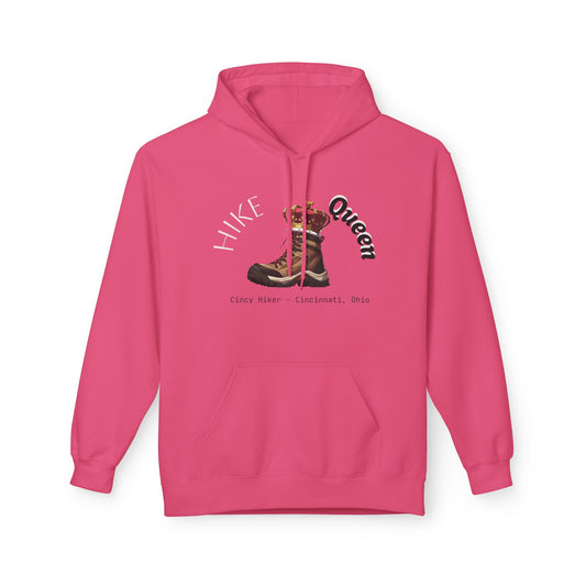 Queen Inspiration Fleece Hoodie, Cozy Unisex Sweatshirt for Empowerment, Mother’s Day Gift, Birthday Gift, Casual Wear