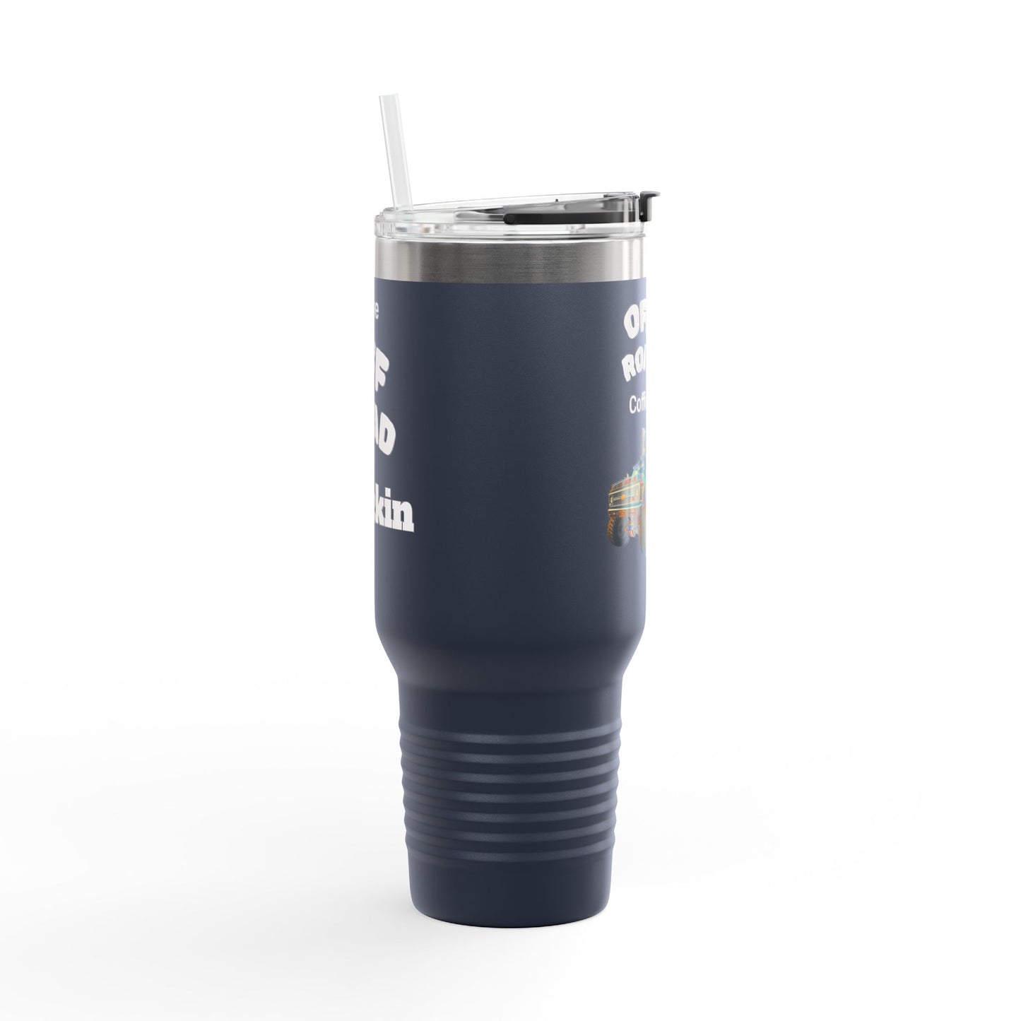I Love Truckin Off Road Insulated Travel Mug - 40oz Mug for Adventure Lovers, Road Trip Coffee Cup, Outdoor Camping Drinkware, Perfect Gift for Him