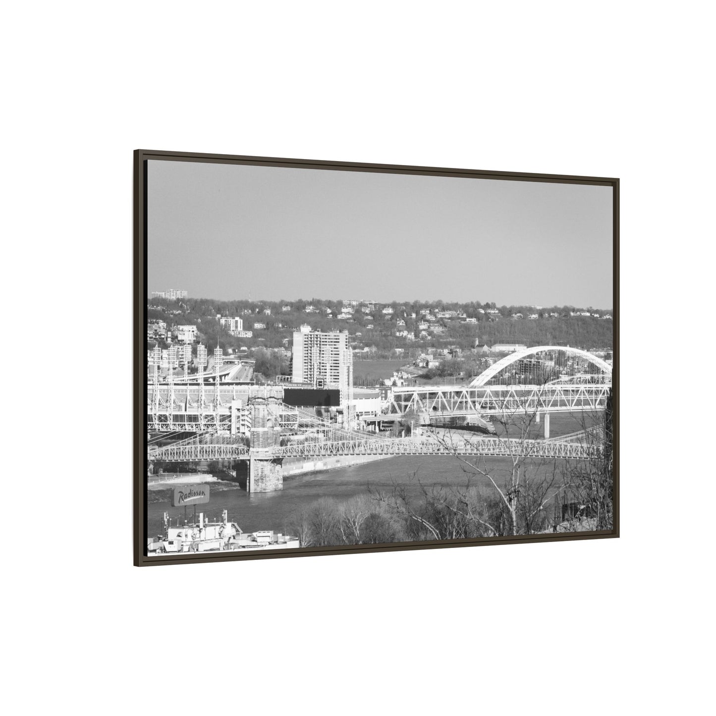 Bridges of the Natti— Black & White Cityscape Wall Art