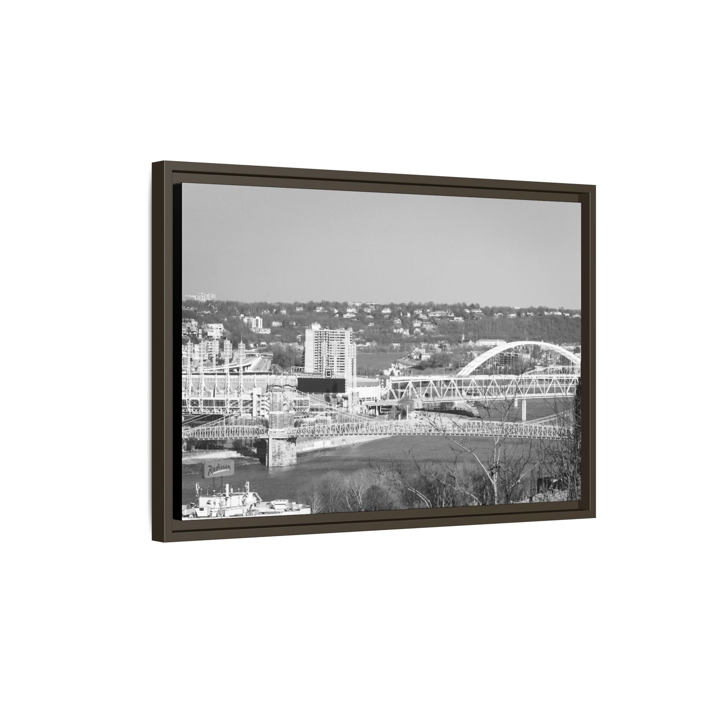Bridges of the Natti— Black & White Cityscape Wall Art