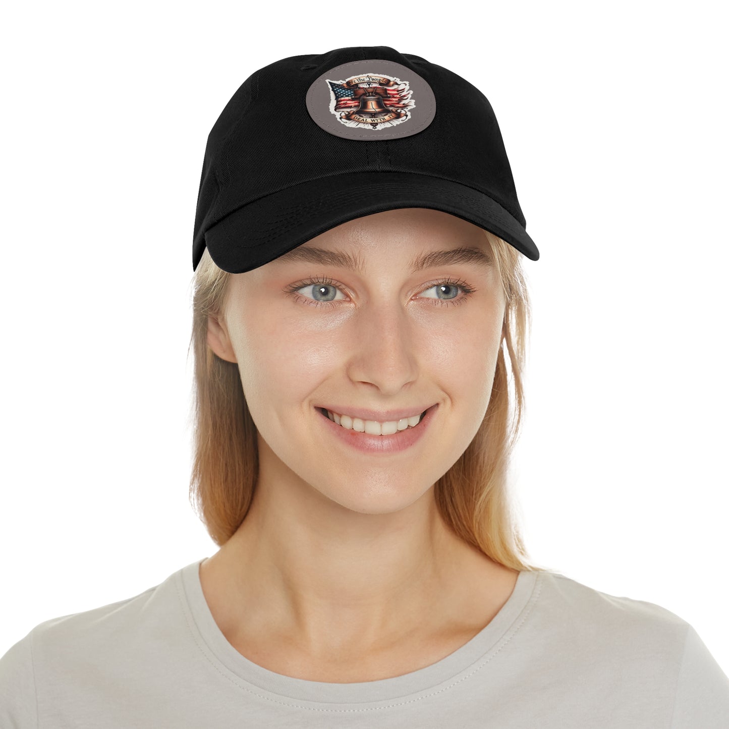 We The People Deal With It Hat with Leather Patch (Round)