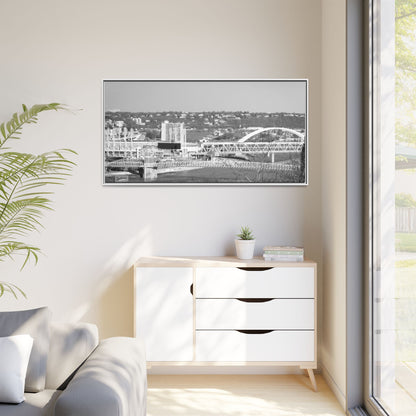 Bridges of the Natti— Black & White Cityscape Wall Art