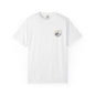 Camp Laugh Repeat T-Shirt — Camping Graphic Tee with Pocket Mountain Design