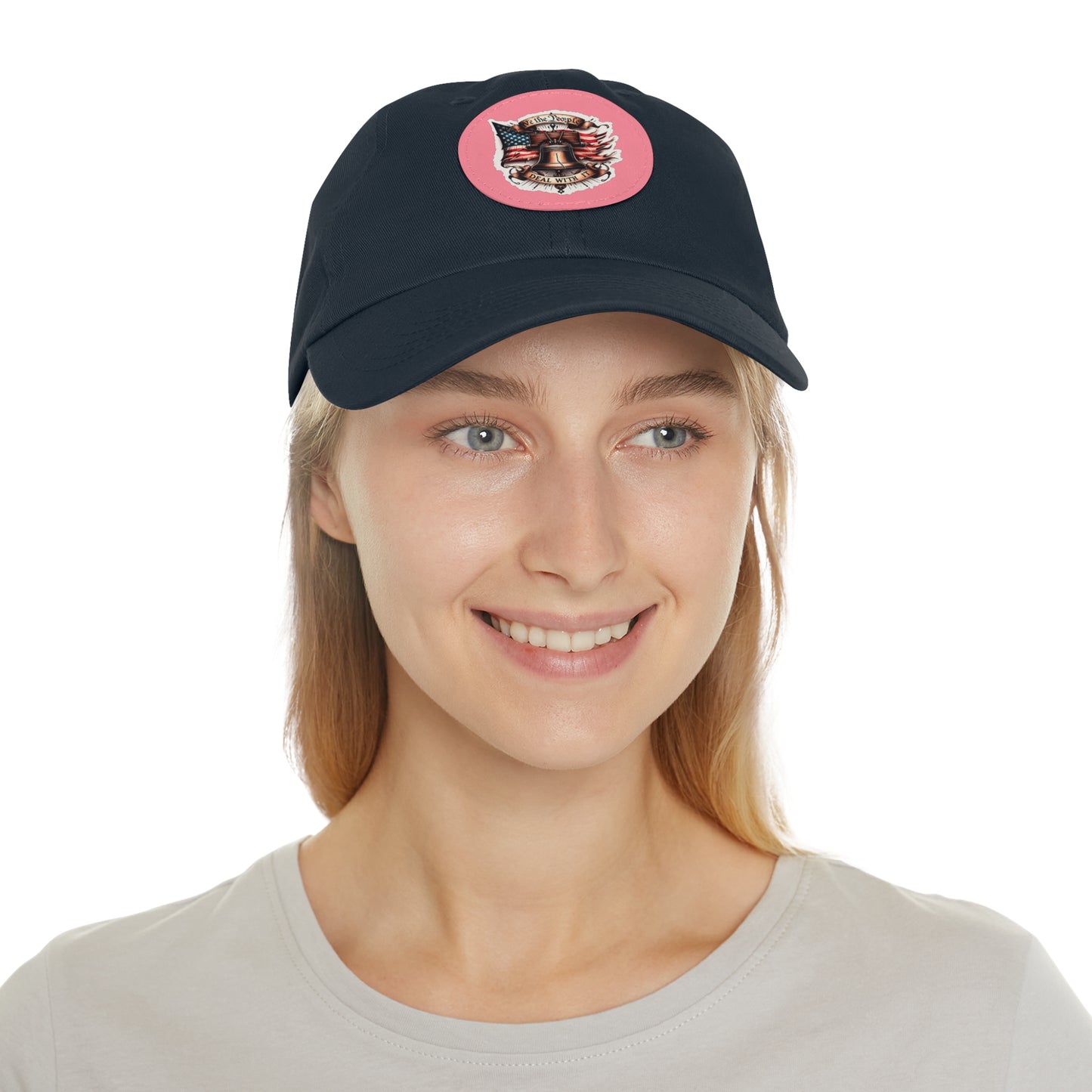 We The People Deal With It Hat with Leather Patch (Round)