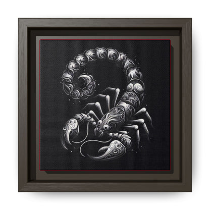 Scorpion Art Canvas Print | Multi-Color Framed Wall Decor
