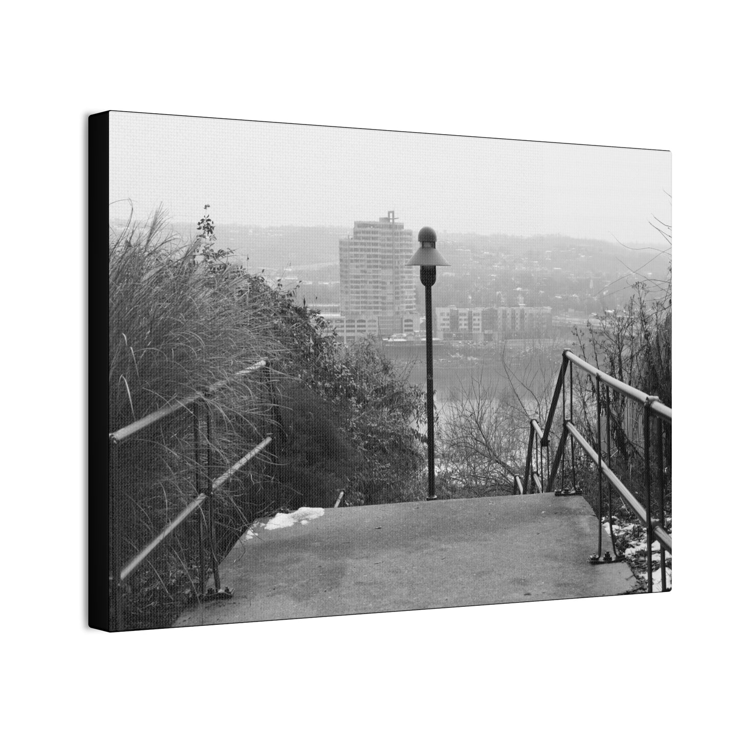 Cincinnati Winter Canvas Print — "Cincinnati in the winter is beautiful"
