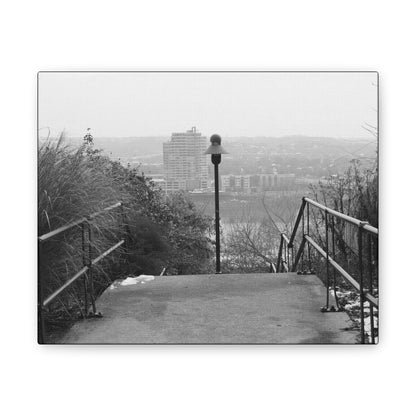 Cincinnati Winter Canvas Print — "Cincinnati in the winter is beautiful"