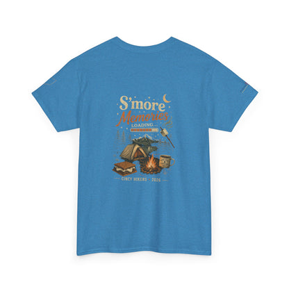 S'more Memories Camping T-Shirt – Retro Campfire Tent Graphic Tee