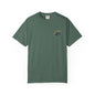 Camp Laugh Repeat T-Shirt — Camping Graphic Tee with Pocket Mountain Design