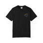 Camp Laugh Repeat T-Shirt — Camping Graphic Tee with Pocket Mountain Design