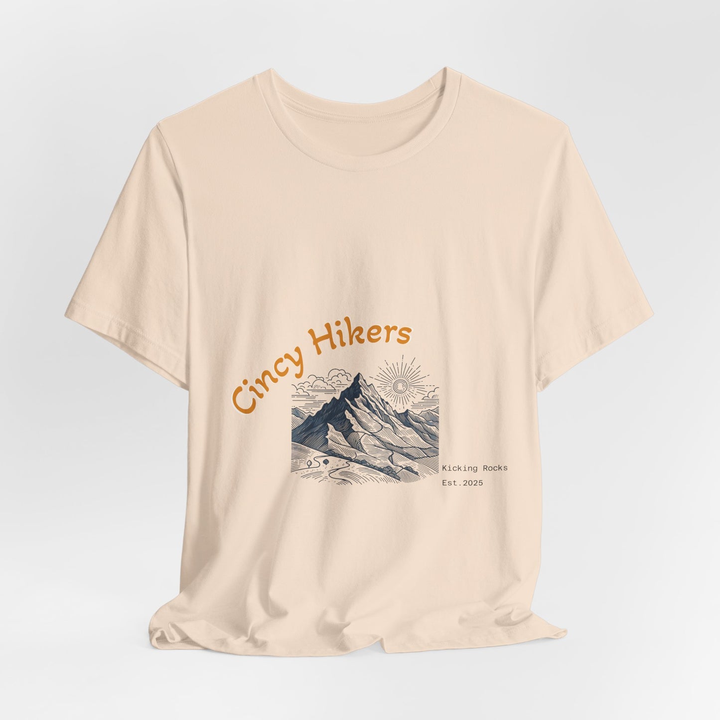 Cincy Hikers Mountain Tee — Scenic Trail Graphic T-Shirt
