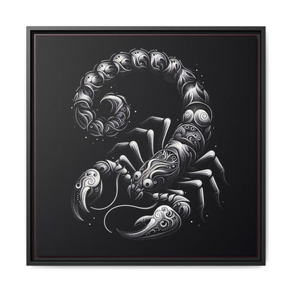 Scorpion Art Canvas Print | Multi-Color Framed Wall Decor