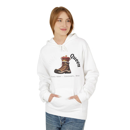 Queen Inspiration Fleece Hoodie, Cozy Unisex Sweatshirt for Empowerment, Mother’s Day Gift, Birthday Gift, Casual Wear