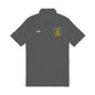 Embroidered Nautical Compass Polo — Men's Performance Golf Shirt