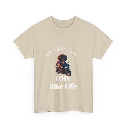 DMV Bike Life Graphic Tee, Unisex Cotton T-Shirt, Motorcycle Enthusiast Gift, Casual Ride Apparel, Biker Community Shirt