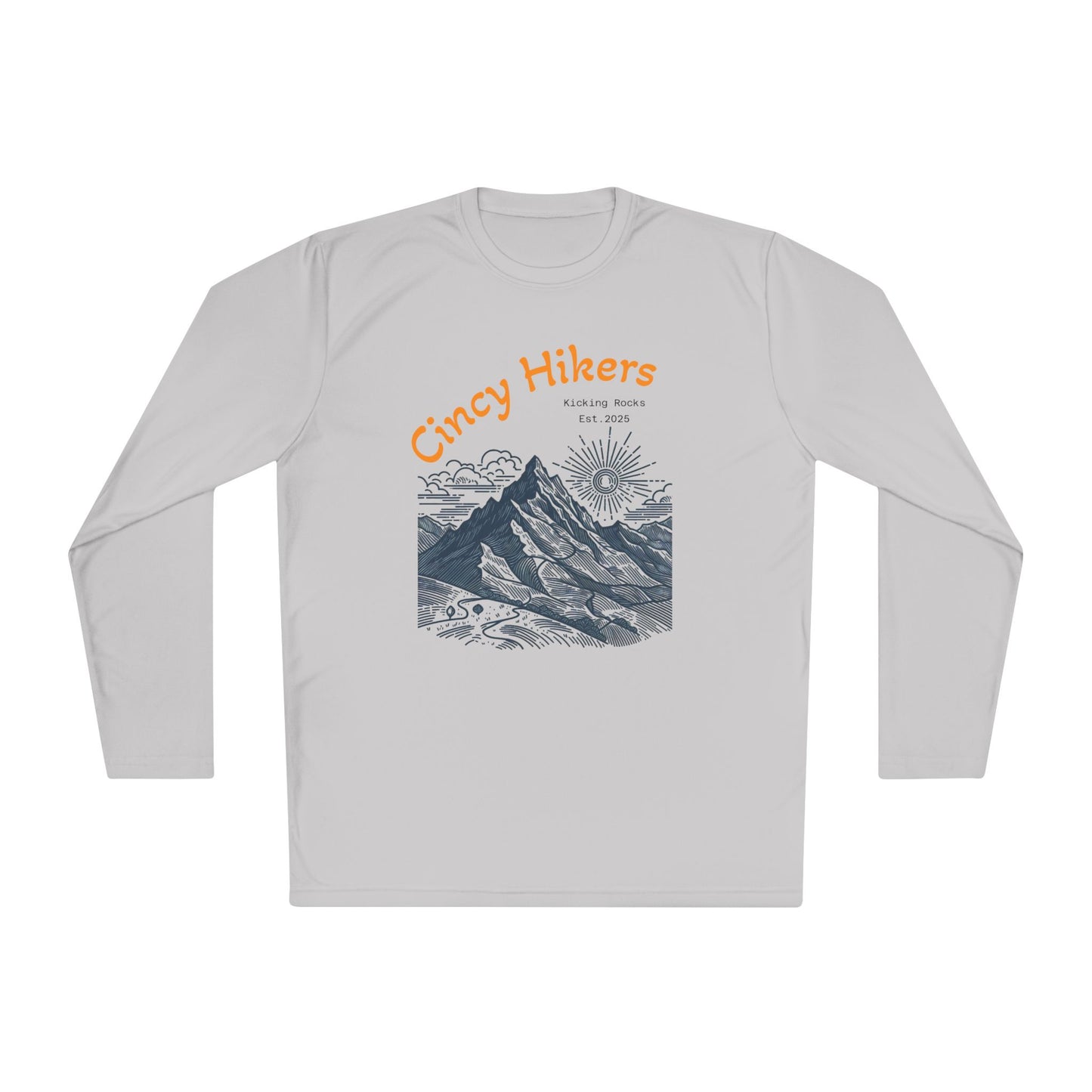 Cincy Hikers Unisex Lightweight Long Sleeve Tee | Perfect for Hiking, Outdoor Adventures, Camping, Gifts for Nature Lovers, Travel Wear