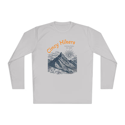 Cincy Hikers Unisex Lightweight Long Sleeve Tee | Perfect for Hiking, Outdoor Adventures, Camping, Gifts for Nature Lovers, Travel Wear