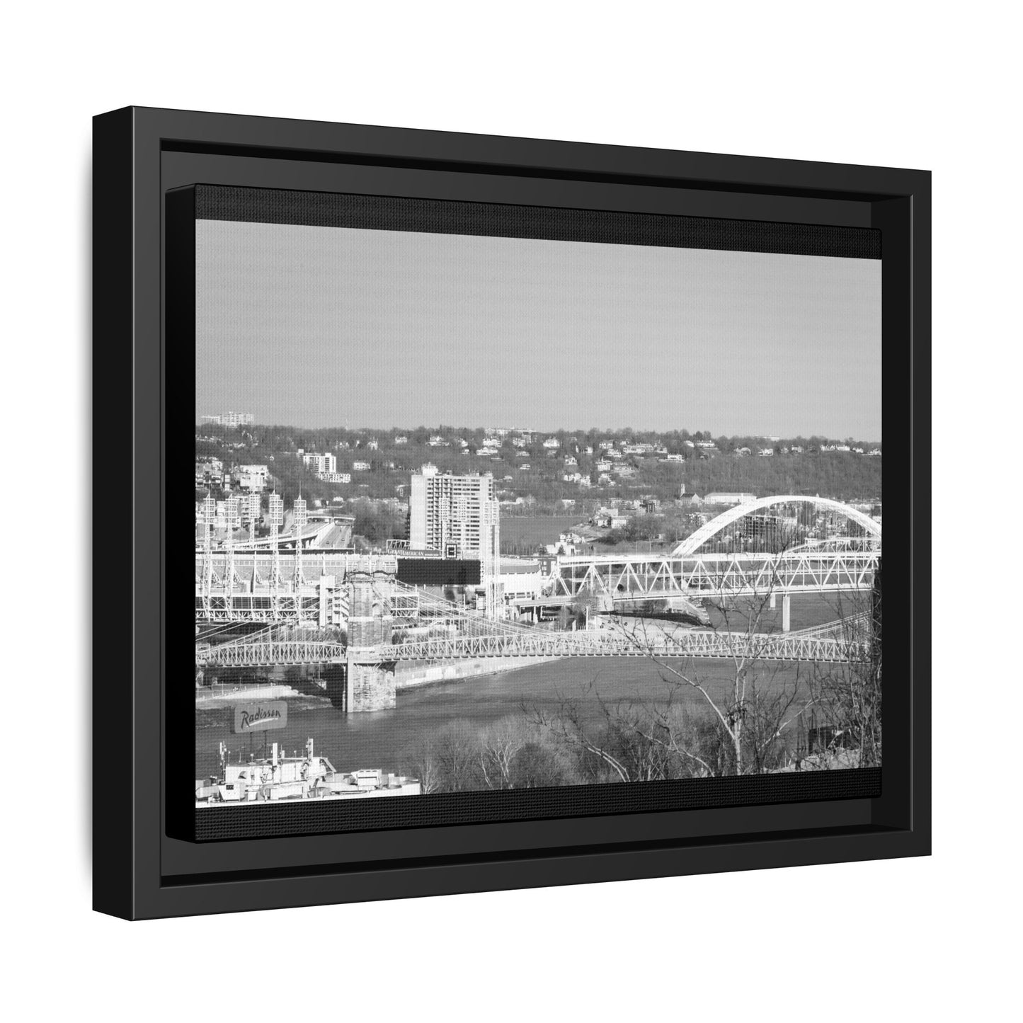 Bridges of the Natti— Black & White Cityscape Wall Art