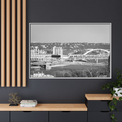 Bridges of the Natti— Black & White Cityscape Wall Art