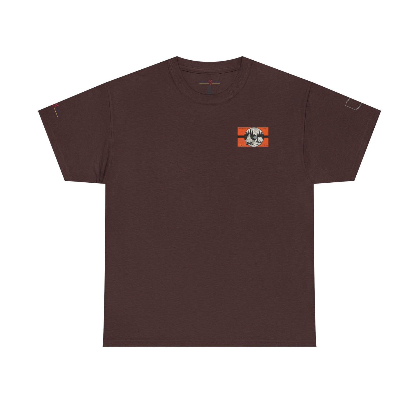 S'more Memories Camping T-Shirt – Retro Campfire Tent Graphic Tee