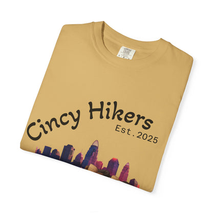 Cincy Hikers T-Shirt - Kicking Rocks Est. 2025 | Unisex Garment-Dyed Tee for Outdoor Enthusiasts