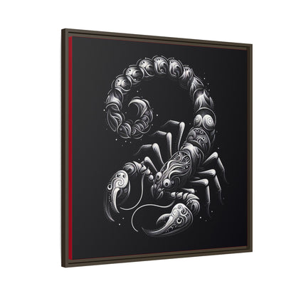 Scorpion Art Canvas Print | Multi-Color Framed Wall Decor
