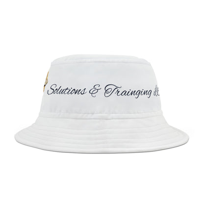 Elevated Blue Bucket Hat 2 | Stylish Apparel for Summer Adventures, Gift for Graduations, Festivals, Sports Events, Outdoors