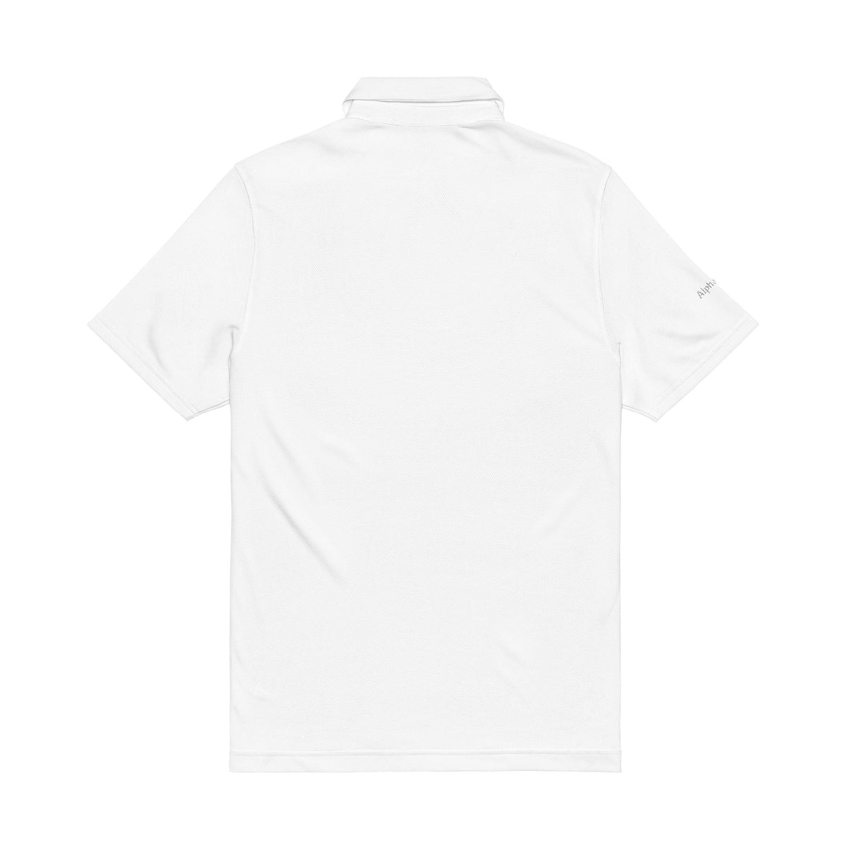 Embroidered Nautical Compass Polo — Men's Performance Golf Shirt