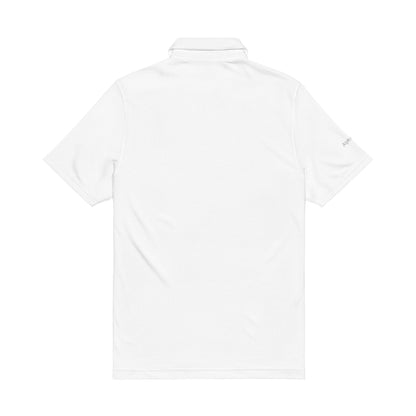 Embroidered Nautical Compass Polo — Men's Performance Golf Shirt
