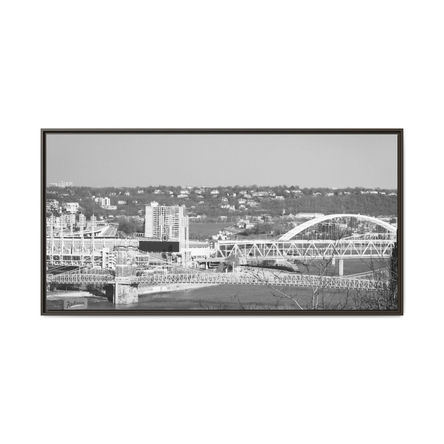 Bridges of the Natti— Black & White Cityscape Wall Art