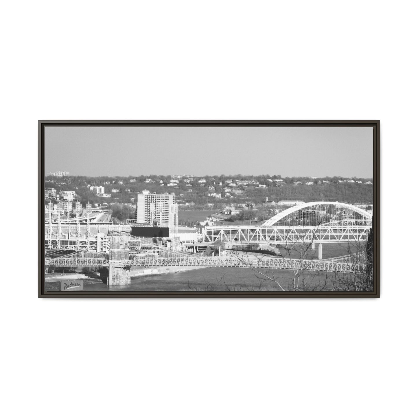 Bridges of the Natti— Black & White Cityscape Wall Art